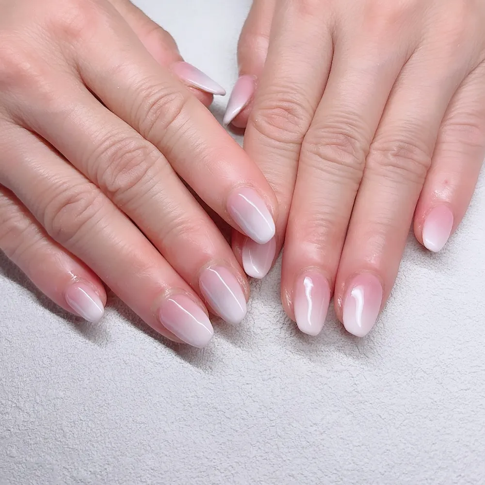 Design gel 指先が綺麗に見えるベイビーブーマー💅🏻✨ ネイルサロン エスネイル Private Salon S.Nail