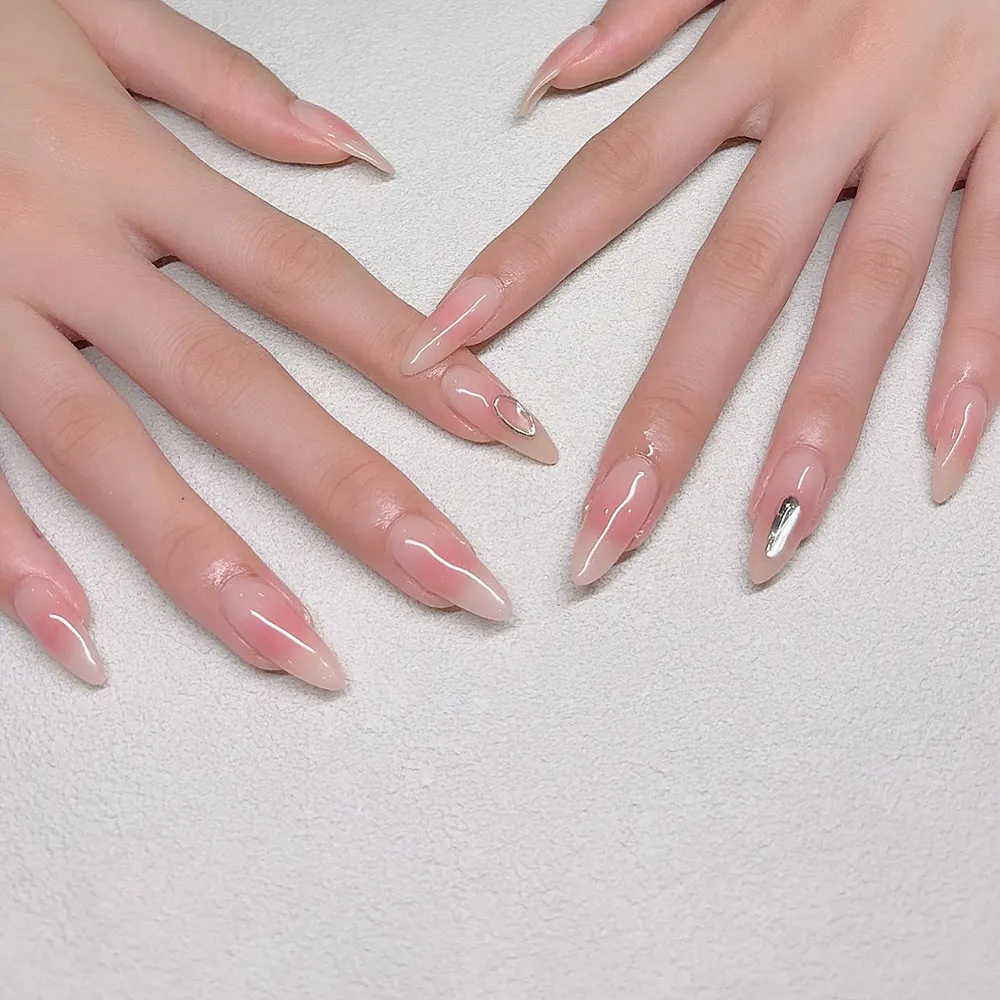Design gel ワンホンチークnail💅🏻💗 ネイルサロン エスネイル Private Salon S.Nail